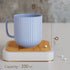 Fringe Blue Tea Set: Cups, Tray, Frother! - The Earth Store - Combo